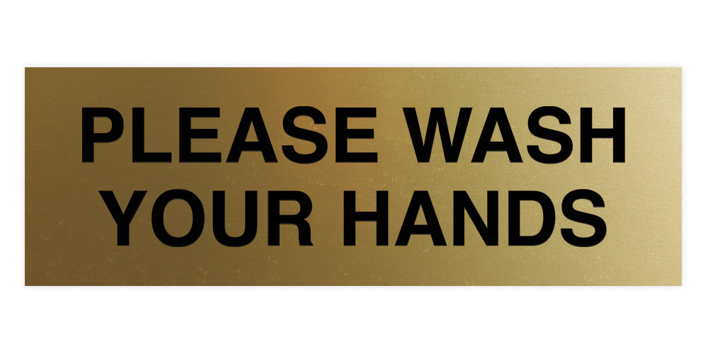Signs ByLITA Basic Please Wash Your Hands Sign