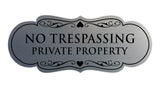 Signs ByLITA Designer No Trespassing Private Property Sign