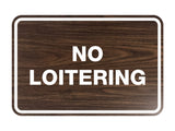 Signs ByLITA Classic Framed No Loitering