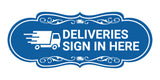 Designer Deliveries Sign In Here Wall or Door Sign