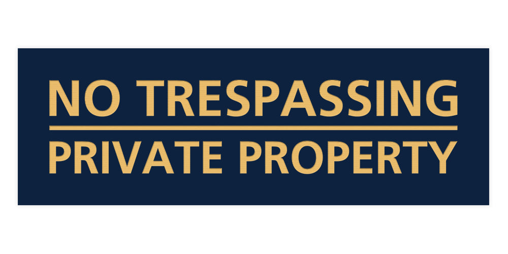 Signs ByLITA Basic No Trespassing Private Property Sign