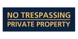 Signs ByLITA Basic No Trespassing Private Property Sign