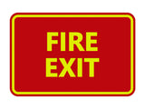 Signs ByLITA Classic Fire Exit Sign