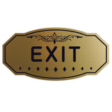 EXIT Victorian Door / Wall Sign