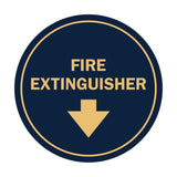 Signs ByLITA Circle Fire Extinguisher Sign