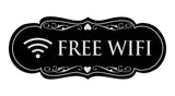 Signs ByLITA Designer Free Wifi Sign