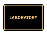 Signs ByLITA Classic Framed Laboratory Sign
