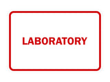 Signs ByLITA Classic Framed Laboratory Sign