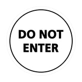 Signs ByLITA Circle Do Not Enter Sign