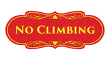 Signs ByLITA Designer No Climbing Sign