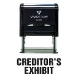 Creditor's Exhibit Self Inking Rubber Stamp