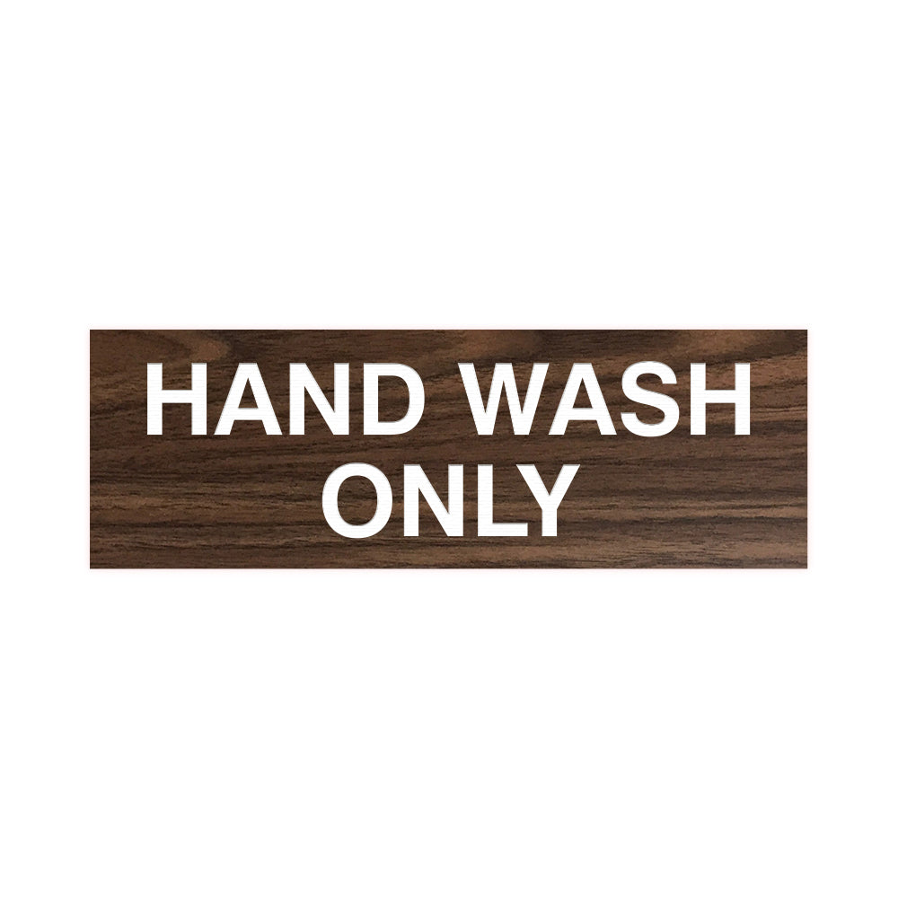 Signs ByLITA Basic Hand Wash Only Sign