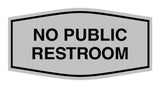 Signs ByLITA Fancy No Public Restroom Sign