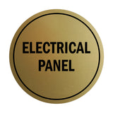 Signs ByLITA Circle Electrical Panel Sign