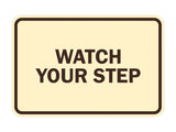 Signs ByLITA Classic Framed Watch Your Step Sign