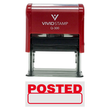 Basic POSTED Self-Inking Office Rubber Stamp