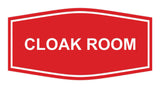 Signs ByLITA Fancy Cloak Room Sign