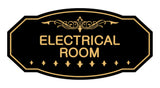 Victorian Electrical Room Sign