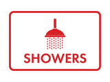 Classic Framed Showers Wall or Door Sign