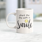 Start The Day With A Smile Coffee Mug