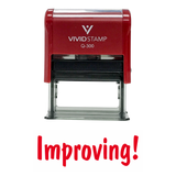 IMPROVING Teacher Self Inking Rubber Stamp