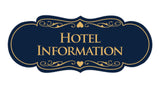Signs ByLITA Designer Hotel Information Sign