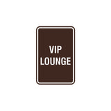 Portrait Round Vip Lounge Sign