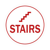 Sign By LITA Circle Stairs Sign