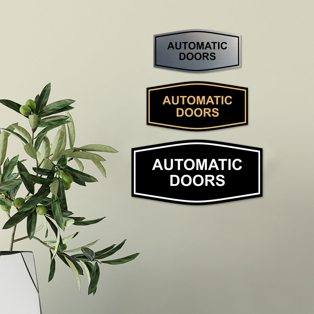 Signs ByLITA Fancy Automatic Doors Sign