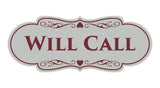 Signs ByLITA Designer Will Call Sign