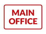 Signs ByLITA Classic Framed Main Office Sign
