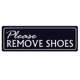 Basic PLEASE REMOVE SHOES Wall Door Sign
