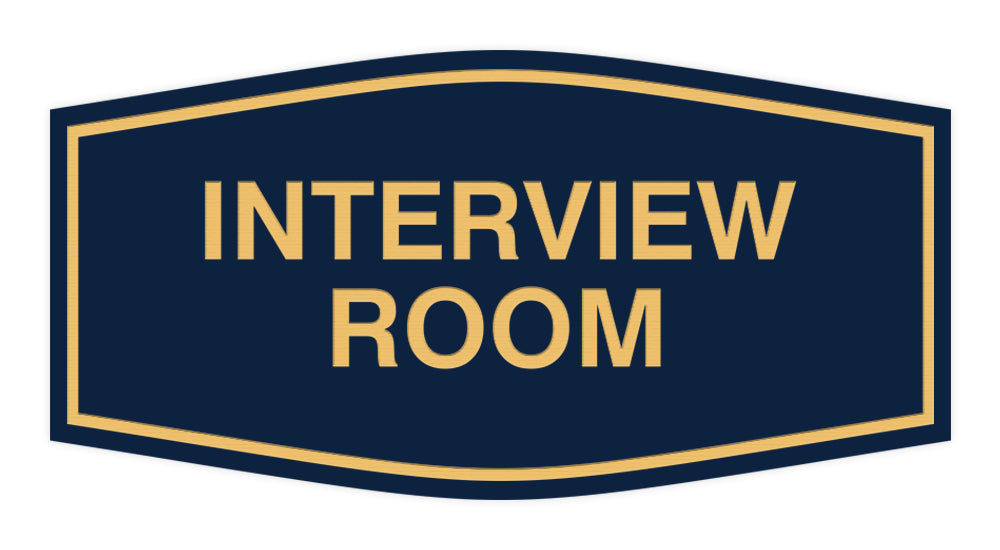 Signs ByLITA Fancy Interview Room Sign – All Quality