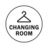 Signs ByLITA Circle Changing Room Sign
