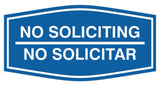 Signs ByLITA Fancy No Soliciting No Solicitar Sign