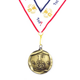 1st Place Shooting Stars Gold Medal Award - Includes Ribbon