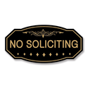 Victorian No Soliciting Sign