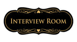 Signs ByLITA Designer Interview Room Sign