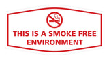 Signs ByLITA Fancy This Is A Smoke Free Environment Sign