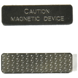 25 Pack - Magnetic Name Badge Tag Fastener Backing with Adhesive
