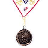 3rd Place Shooting Stars Bronze Medal Award - Includes Ribbon