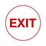 Signs ByLITA Circle Exit Sign