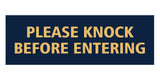 Signs ByLITA Basic Please Knock Before Entering