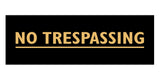 Signs ByLITA Basic No Trespassing Sign
