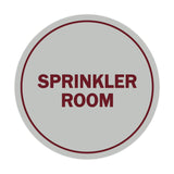 Signs ByLITA Circle Sprinkler Room Sign