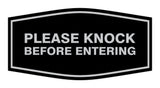 Signs ByLITA Fancy Please Knock Before Entering Sign