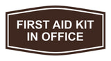 Signs ByLITA Fancy First Aid Kit in Office Sign