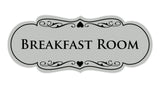 Signs ByLITA Designer Breakfast Room Sign