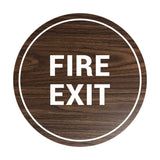 Signs ByLITA Circle Fire Exit Sign