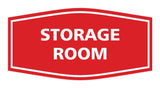 Red Signs ByLITA Fancy Storage Room Sign